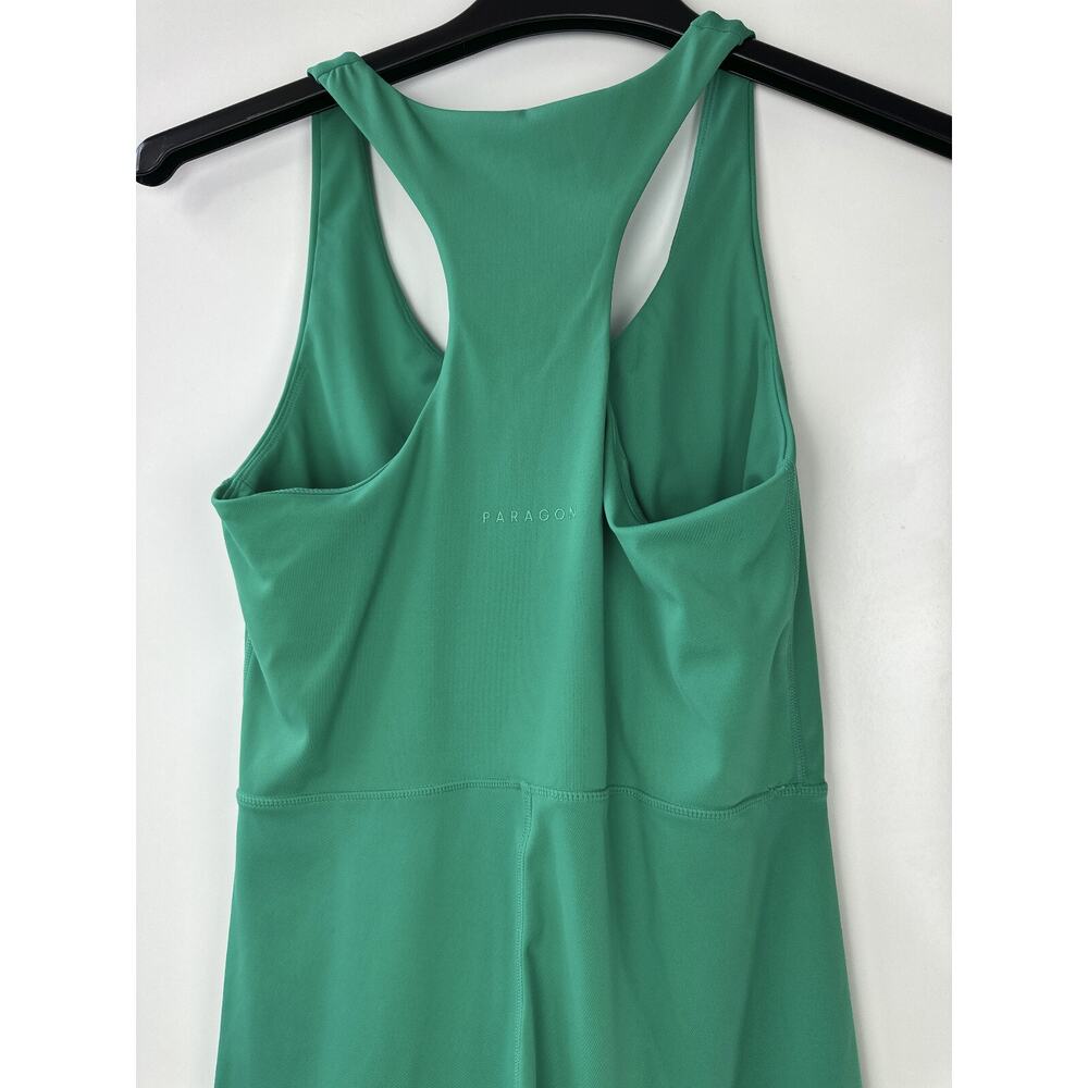 Paragon FlexSweat Sculptseam Shortsuit Green 1 Piece Bodysuit Romper Size Large - Picture 6 of 10